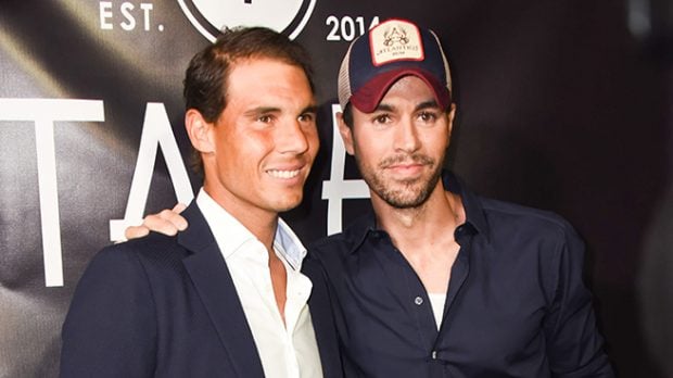 Rafa Nadal y Enrique Iglesias