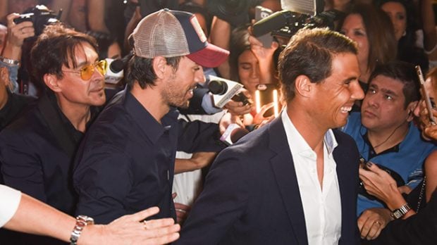 Rafa Nadal y Enrique Iglesias