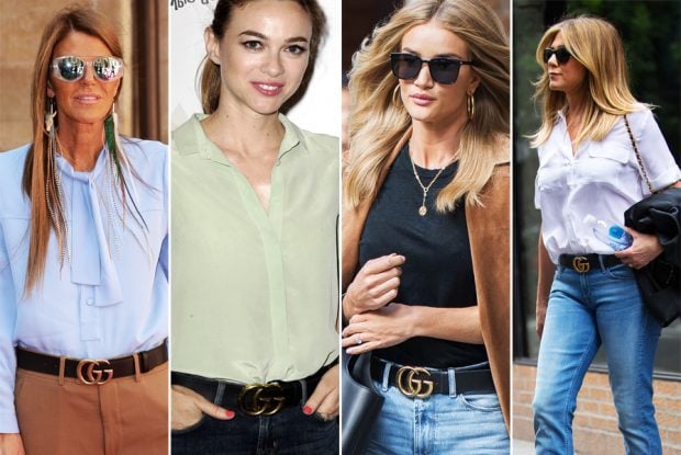 Anna Dello Russo, Marta Hazas, Rossie Huntington-Whiteley y Jennifer Aniston