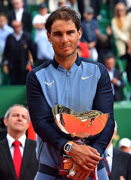 Rafael Nadal luce el reloj de Richard Miller/ Gtres