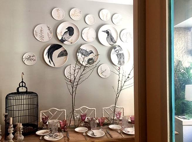 vajillas dise&ntilde;o nuria blanco