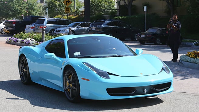 Kylie Jenner ferrari