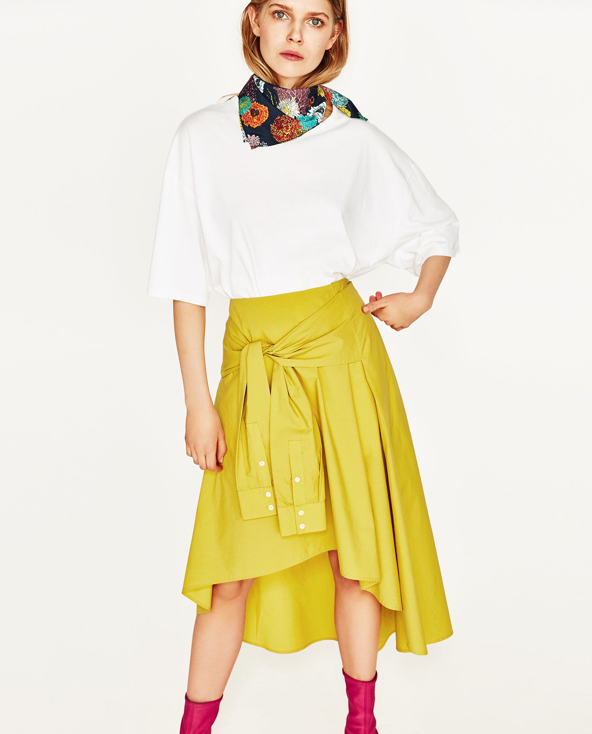 Falda Zara Tendencias Primavera 2017