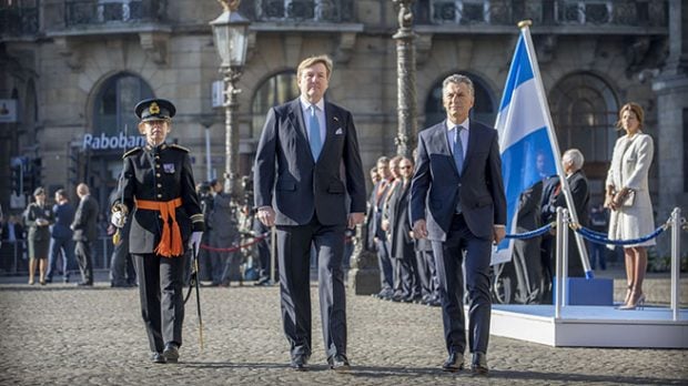 Mauricio Macri y Guillermo de Holanda