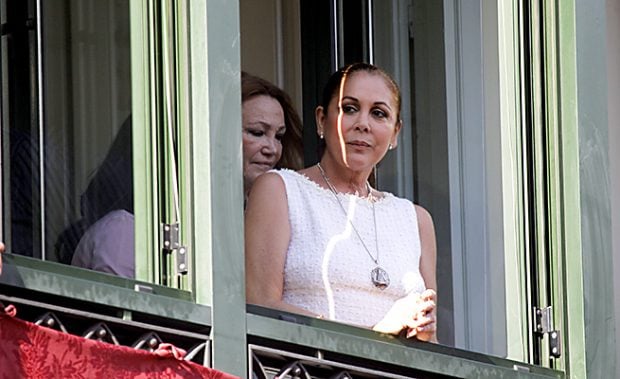 Isabel Pantoja durante una Semana Santa sevillana en el 2010 /Gtres