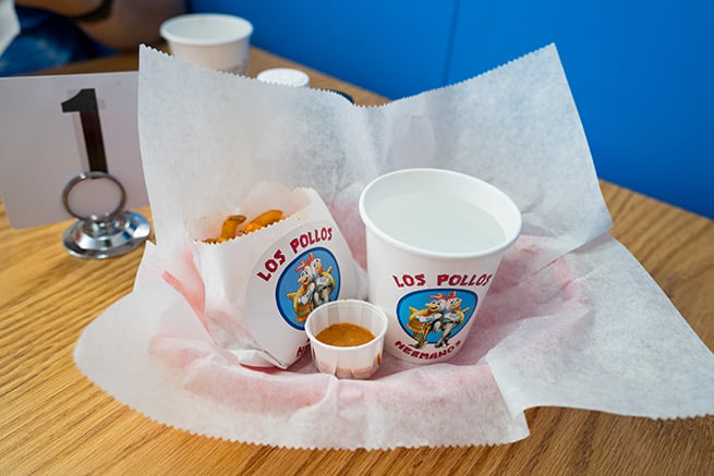 comida pollos hermanos