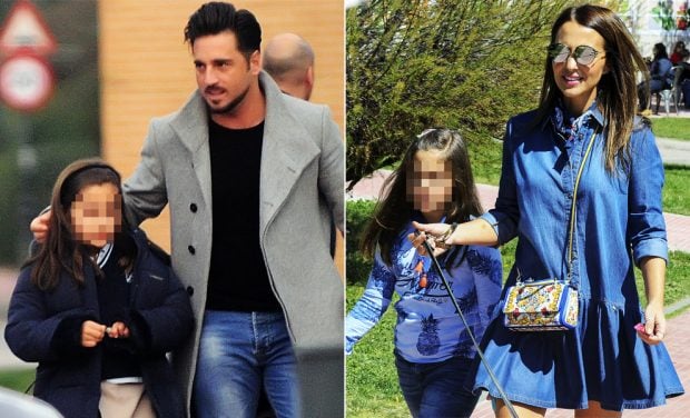David Bustamante y Paula Echevarría con Daniella