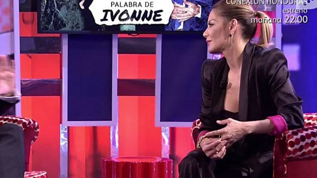 Ivonne Reyes durante la entrevista en el 'Deluxe' /Telecinco