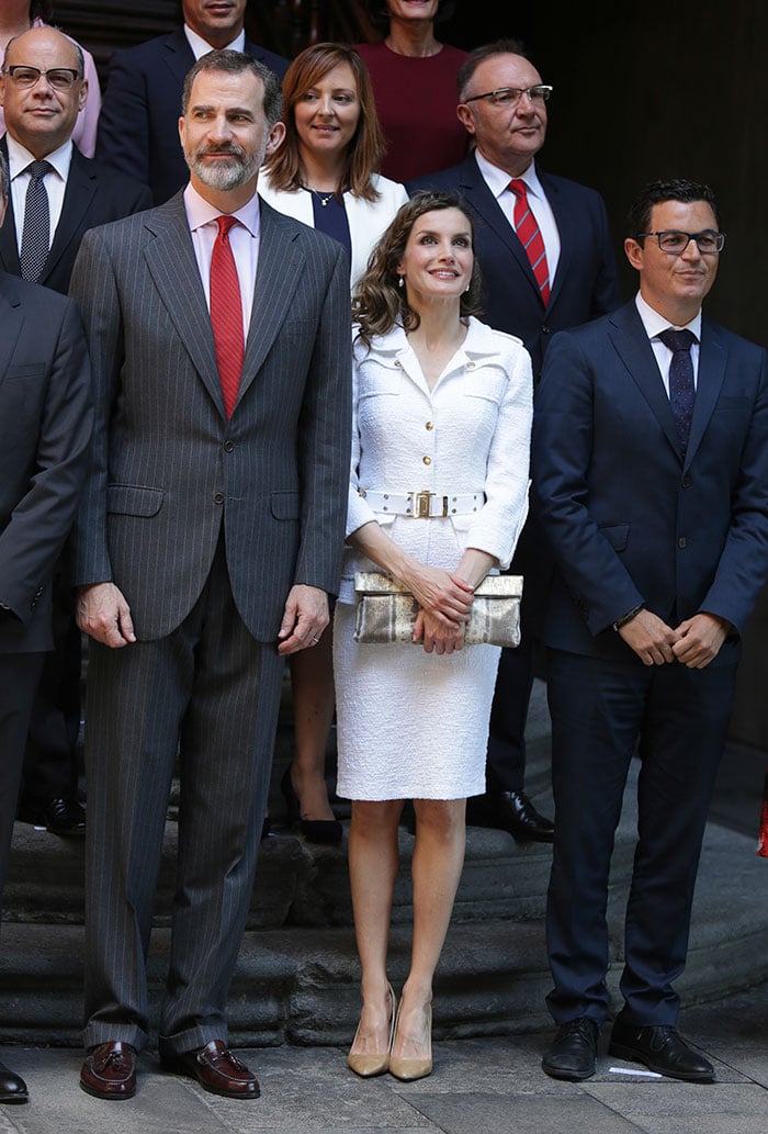 letizia traje blanco