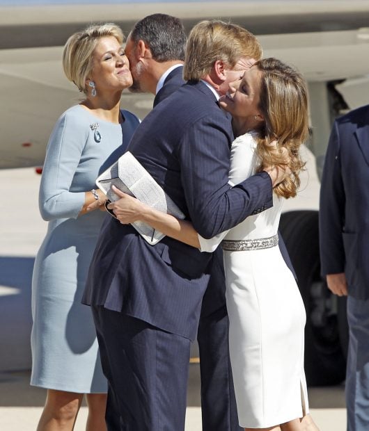 Los reyes de Holanda con don Felipe y Doña Letizia en 2013 (Gtres)