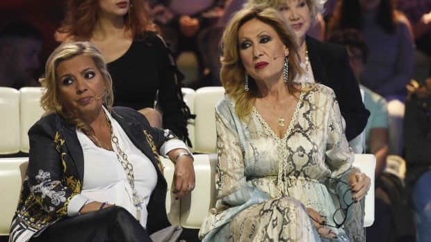 Carmen Borrego y Rosa Benito durante el debate del programa de 'Supervivientes' /Gtres
