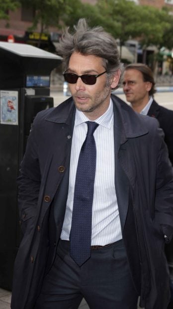 Sebasti&aacute;n Palomo Danko a su llegada al funeral /Gtres
