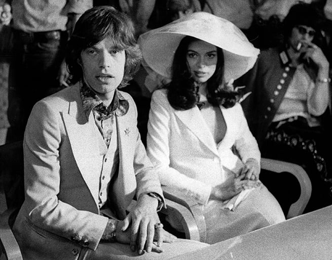 Bianca Jagger boda