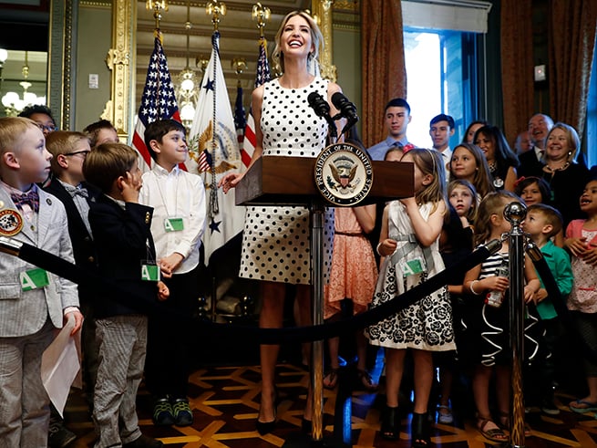 Ivanka Trump lunares