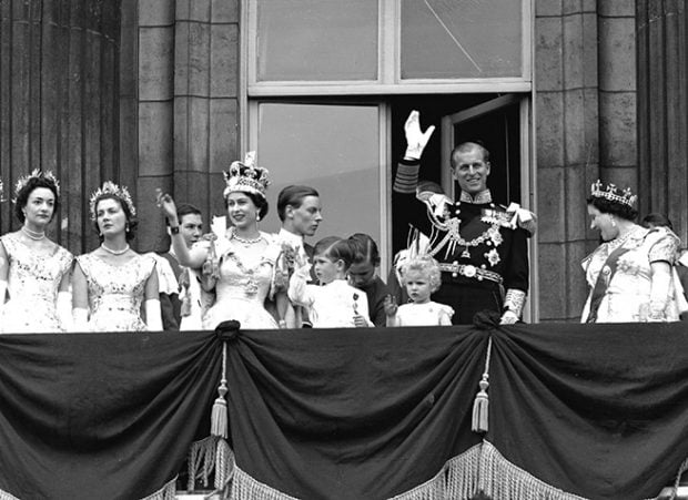 Isabel II y príncipe Felipe