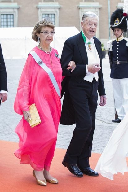 Niclas Silfverschiald y la princesa Desireé de Suecia