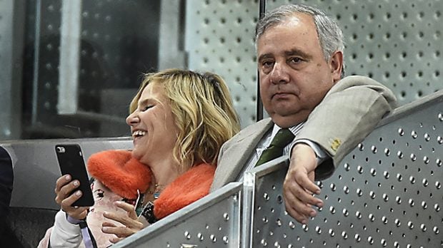 Eugenia Martínez de Irujo y Fernando de Irujo en el Mutua Madrid Open /Gtres
