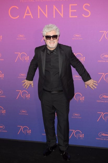 Pedro Almodovar en la cena de inauguración de Cannes 2017