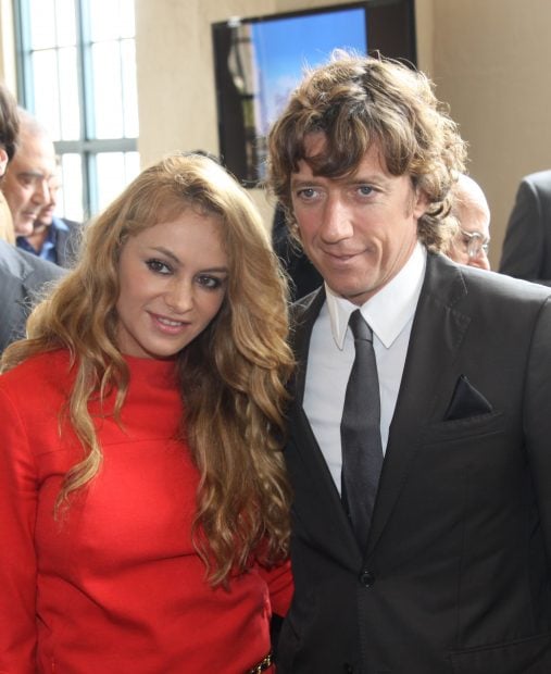 Paulina Rubio y Nicolás Vallejo Nágera
