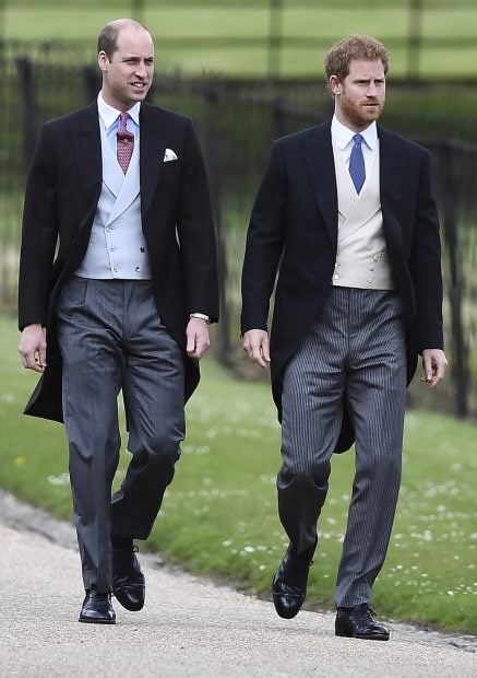 Los pr&iacute;ncipes Guillermo y Enrique