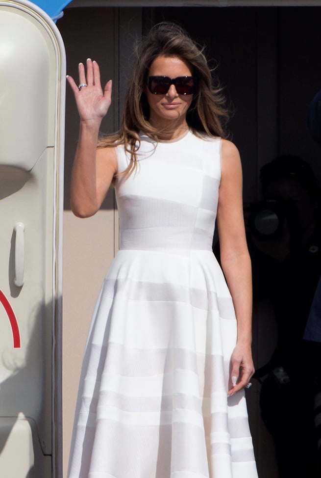 melania trump blanco