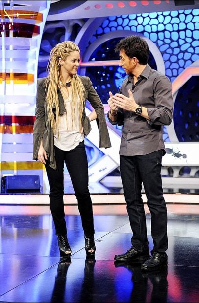 Shakira y Pablo Motos en 'El Hormiguero' /Gtres
