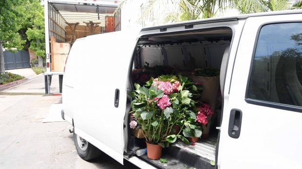 Parte del decorado de la boda de Miranda y Evan /Gtres