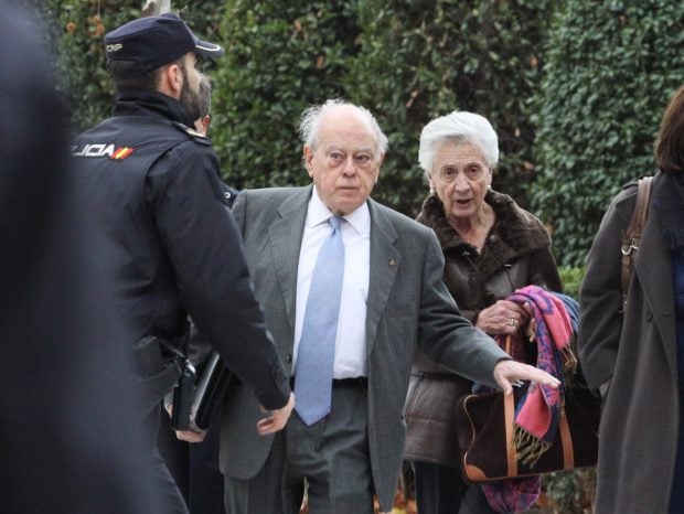 El pol&iacute;tico Jordi Pujol y Marta Ferrusola 