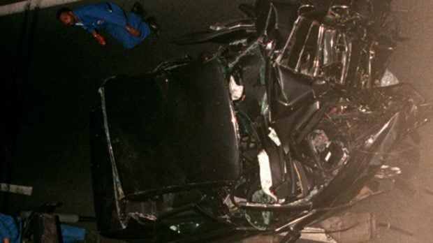 Restos del accidente