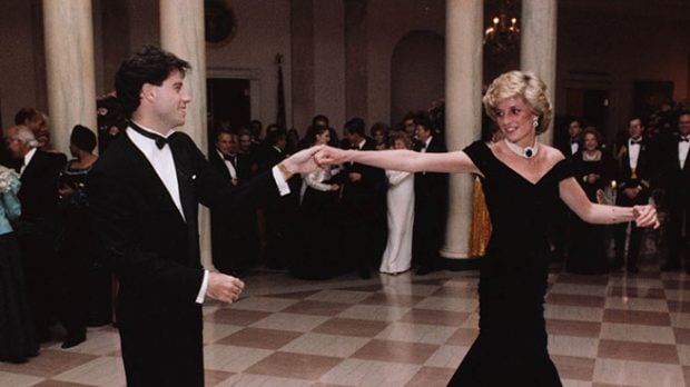 Diana de Gales y John Travolta
