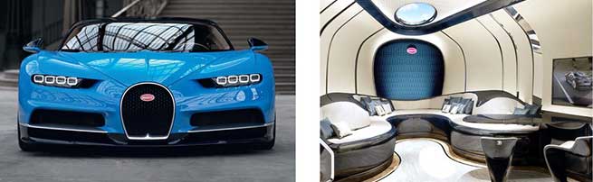 Bugatti Chiron vs Bugatti Niniette 66