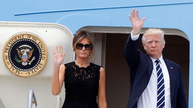 Melania y Donald Trump