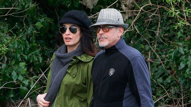 George y Amal Clooney