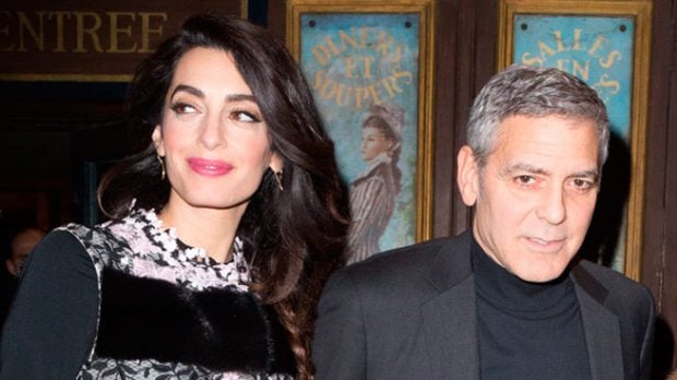 George y Amal Clooney