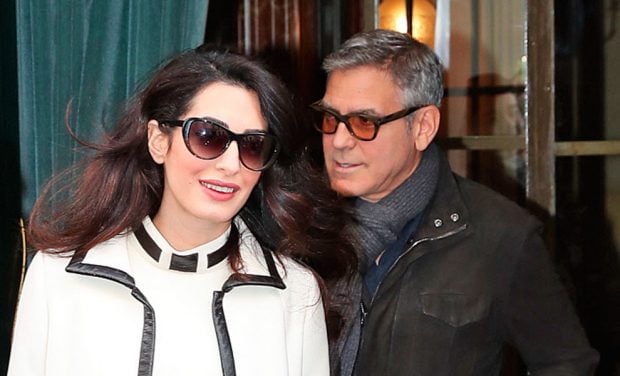 George y Amal Clooney