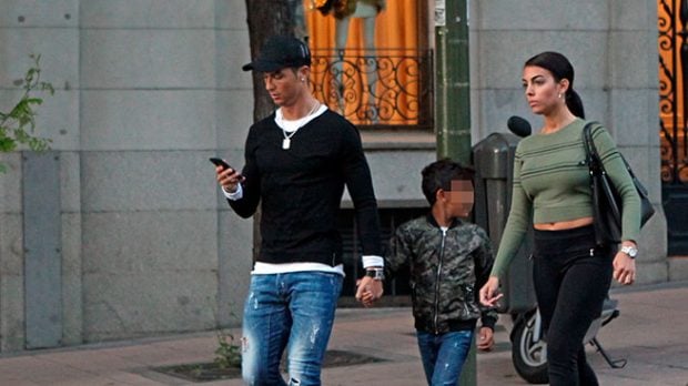 Cristiano Ronaldo con Georgina Rodríguez