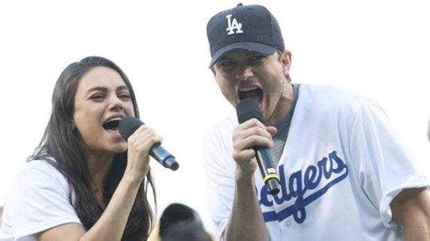 Ashton Kutcher y Mila Kunis