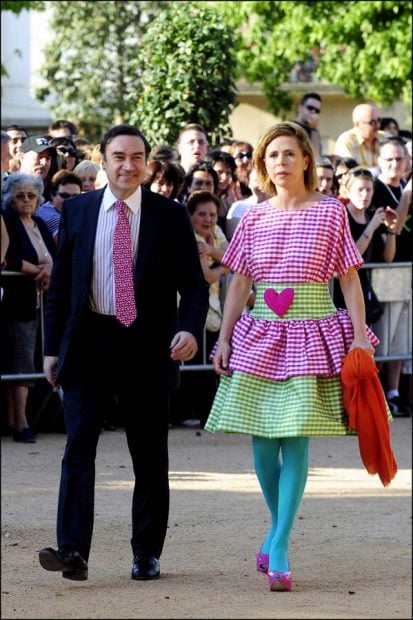Ágatha Ruiz de la Prada y Pedro J. Ramírez