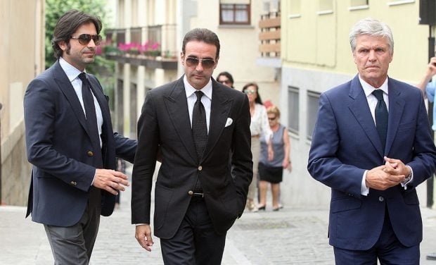 Los toreros Javier Conde, Enrique Ponce y Juan Antonio Ruiz 