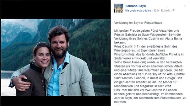 Casimir Zu Sayn Wittgenstein y Alana Bunte