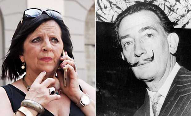La hija de Dal&iacute; y Salvador Dal&iacute;
