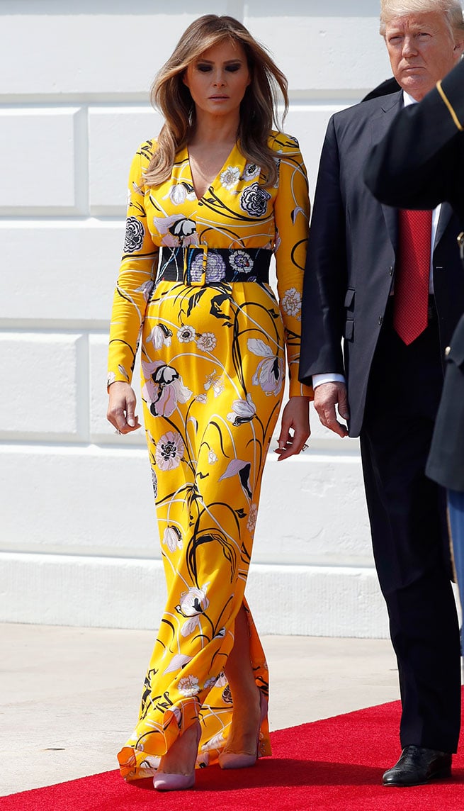 melania amarillo
