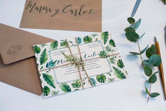 Invitación Boda Tendencias