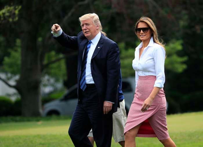Tendencias Falda Vichy Melania Trump Altuzarra