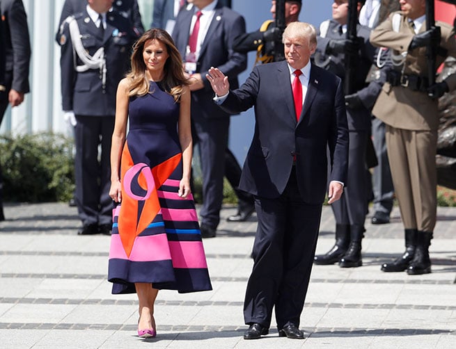 melania trump delpozo
