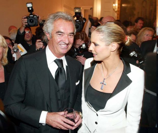 Flavio Briatore y Heidi Klum