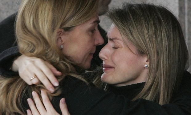 Letizia Ortiz y la infanta Cristina