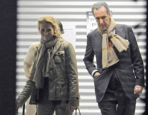 La infanta Elena y Jaime de Marichalar