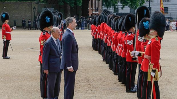 Don Felipe y el Duque de Edimburgo
