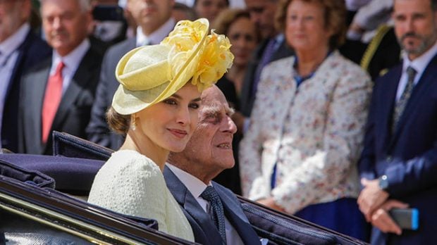 Doña Letizia y el Duque de Edimburgo